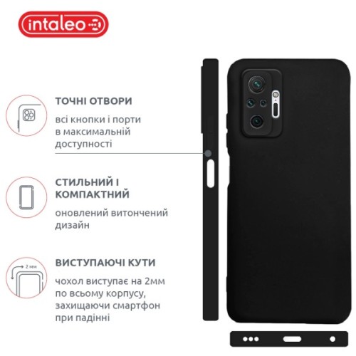 Чохол до мобільного телефона Intaleo SoftShell Xiaomi Redmi 10 Black (1283126534171)