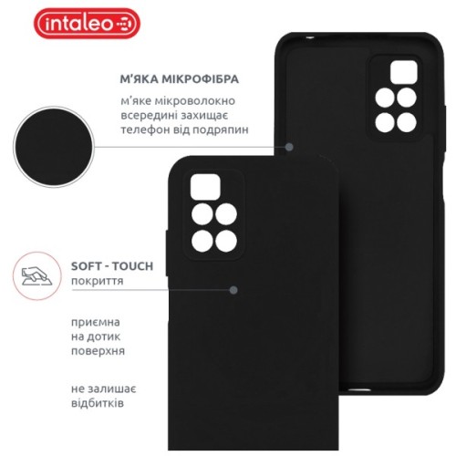 Чохол до мобільного телефона Intaleo SoftShell Xiaomi Redmi 10 Black (1283126534171)