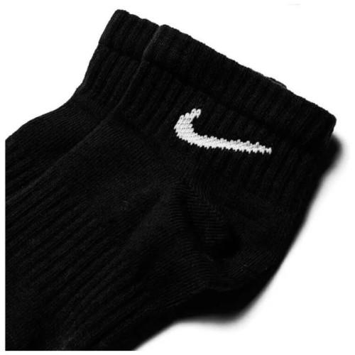 Шкарпетки Nike U NK EVERYDAY LTWT ANKLE 3PR SX7677-010 34-38 3 пари Чорні (888407237423)