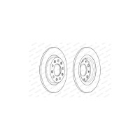 Гальмівний диск FERODO DDF2333C