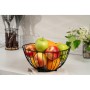 Фруктовниця Ardesto Midori 28х28х13см, метал, чорний (AR0903B)