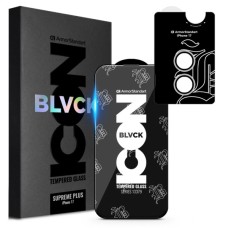 Скло захисне Armorstandart Supreme Plus Black Icon Apple iPhone 17 (ARM87860)