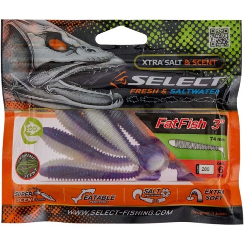 Силікон рибальський Select FatFish 3" 280 (6 шт/уп) (1870.71.99)