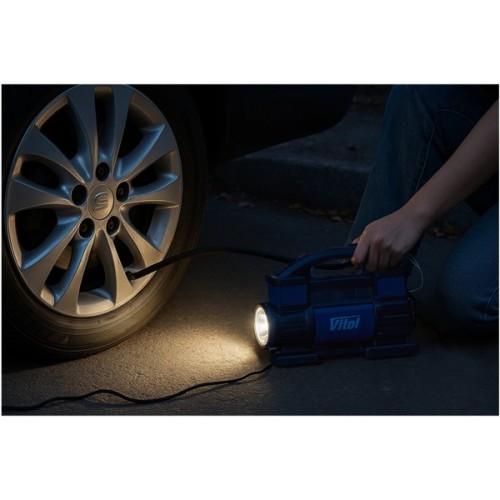 Автомобільний компресор VITOL K-70 150psi/25Amp /90л (K-70)