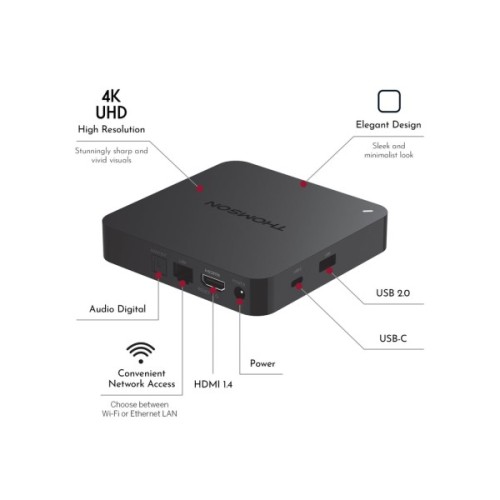 Медіаплеєр THOMSON Google TV 245 (4K) (248644)