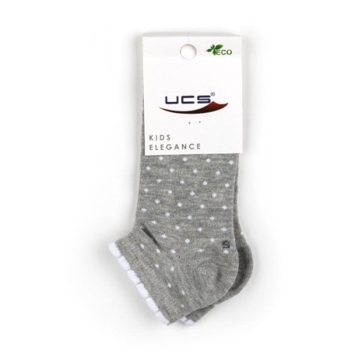 Шкарпетки дитячі UCS Socks в точечку (M0C0201-0072-3G-gray)