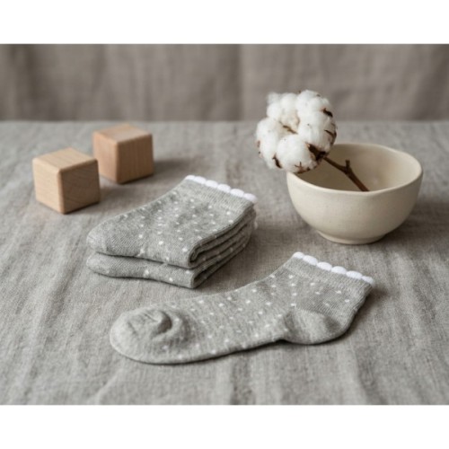 Шкарпетки дитячі UCS Socks в точечку (M0C0201-0072-3G-gray)