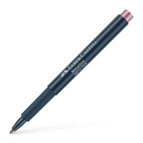 Маркер Faber-Castell металік для декору Metallics Marker Berry nice, M (1,5 мм), колір малиновий (30349)