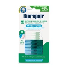 Щітки для міжзубних проміжків Biorepair Силіконові Розмір M 40 шт. (8017331060070)
