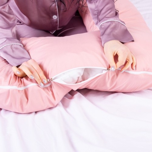 Подушка MirSon для вагітних і відпочинку Eco Line №8014 U-подібна Coral (2200006178385)