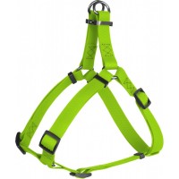 Шлея для собак WAUDOG Waterproof металічна пряжка-фастекс Ш 15 мм Д 40-55 см салатова (27645)