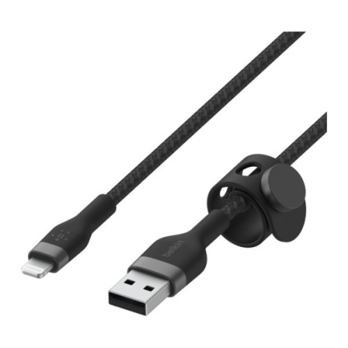 Дата кабель USB 2.0 AM to Lightning 1.0m black Belkin (CAA010BT1MBK)