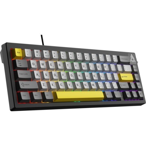 Клавіатура Ajazz AK650 Moon Yellow Switch USB UA Black/Grey/Yellow (AK650-MY-GWY)