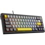 Клавіатура Ajazz AK650 Moon Yellow Switch USB UA Black/Grey/Yellow (AK650-MY-GWY)