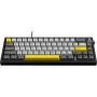 Клавіатура Ajazz AK650 Moon Yellow Switch USB UA Black/Grey/Yellow (AK650-MY-GWY)