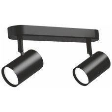 Світильник точковий Videx під лампу 2xGU10 накладний поворотний (VL-SPF05B-BPB)