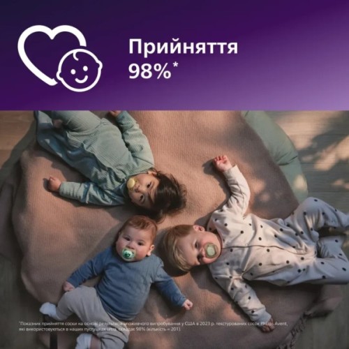 Пустушка Philips AVENT Ultra Air Нічна 18+ місяців 2 шт (SCF376/32)