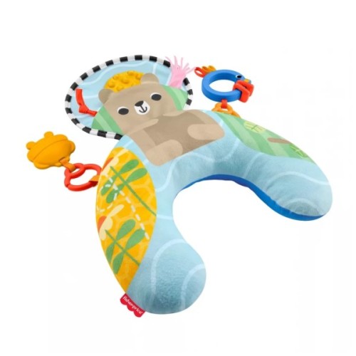 Дитячий килимок Fisher-Price Подушка для гри на животику "Лагідний ведмедик" (JHB44)