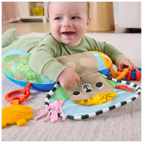 Дитячий килимок Fisher-Price Подушка для гри на животику "Лагідний ведмедик" (JHB44)