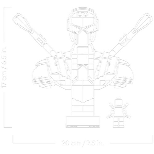 Конструктор LEGO Super Heroes Погруддя Залізної Людини-Павука (76326)