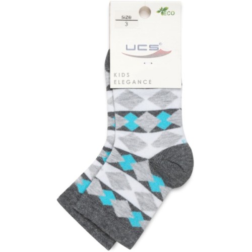 Шкарпетки дитячі UCS Socks у смужку (M0C0101-1223-5B-lightgray)
