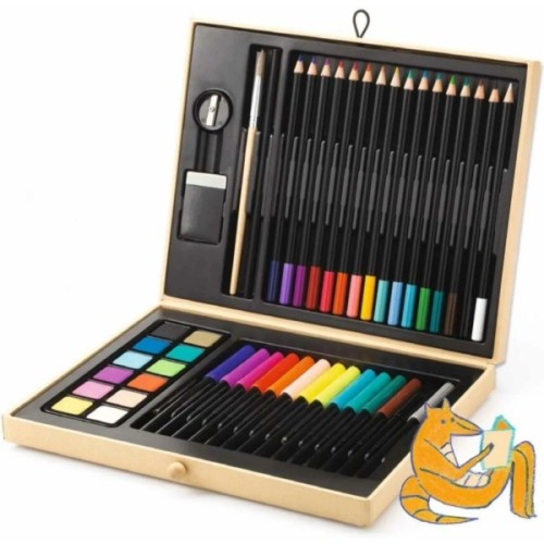 Набір для творчості Djeco Малювання Кольорова коробка (DJ08797)