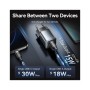 Зарядний пристрій Vention 1xUSB-C PD30W + 1xUSB QC3.0 18W GaN gray (FEWH0-EU)