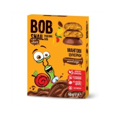 Цукерка Bob Snail манго в молочному шоколаді 60 г (4820219341352)