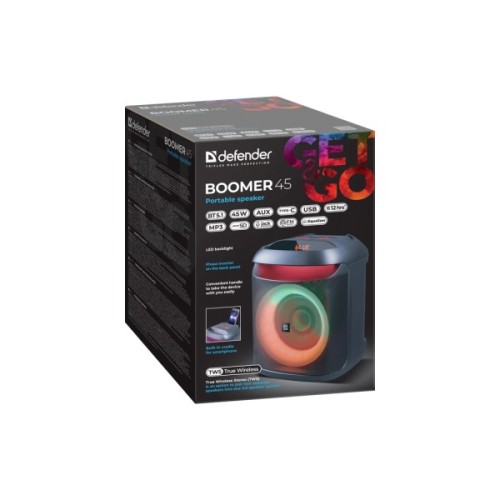 Акустична система Defender Boomer 45 Bluetooth Black (65245)