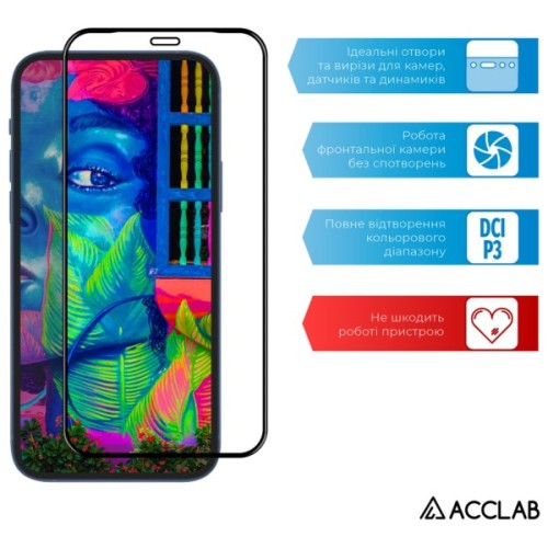Скло захисне ACCLAB Full Glue Oppo Reno 4 Lite Black (1283126511196)