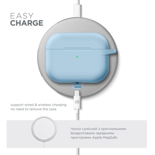 Чохол для навушників Armorstandart Hang Case For Apple AirPods Pro 3 Light Blue (ARM88313)