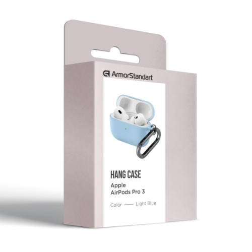 Чохол для навушників Armorstandart Hang Case For Apple AirPods Pro 3 Light Blue (ARM88313)
