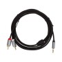 Кабель мультимедійний 3.5mm M to 2xRCA M 3.0m Cabletime (CA914067)