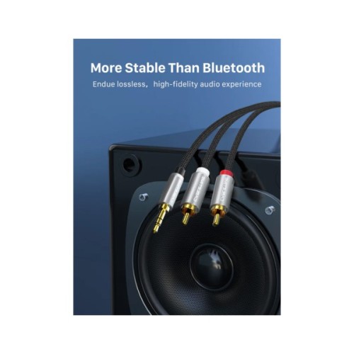 Кабель мультимедійний 3.5mm M to 2xRCA M 3.0m Cabletime (CA914067)