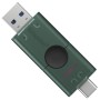 USB флеш накопичувач Kingston 256GB DataTraveler Duo USB 3.2 / Type-C Black/Green (DTDEG2/256GB)
