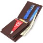 Гаманець Canpellini З натуральної шкіри Флотар Коричневий (21586)