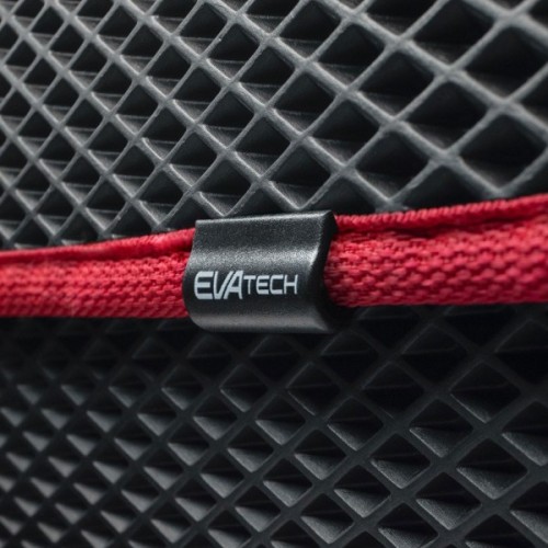 Сумка-органайзер EVAtech L-PRO 32x75x30 см. Ромб чорний з червоним кантом (BS13641OL3RBR)