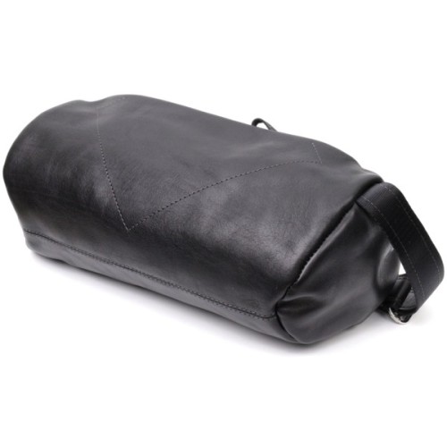 Сумка Grande Pelle Через плече з натуральної шкіри Чорна (11649)