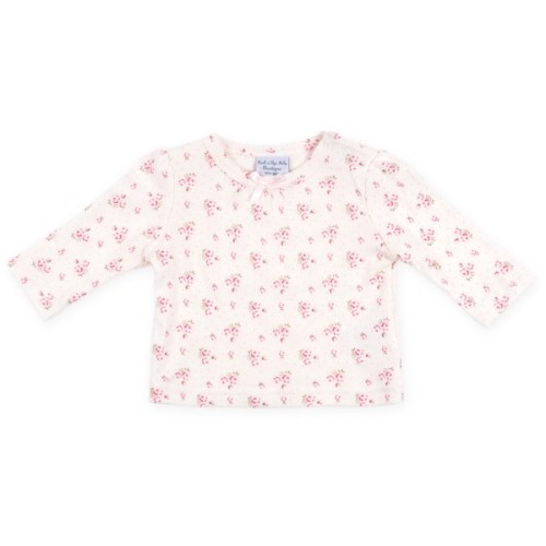 Набір дитячого одягу Luvena Fortuna велюровий рожевий з кроликом (EP6149.0-3)