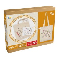 Набір для творчості Rosa Talent екосумка-розмальовка, Гуси, 38х42 см (4823098544661)