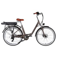 Електровелосипед Dorozhnik 26" eRUBY DD FR рама-17" 48B 15А*г 500Вт 2026 мокрий асфальт (ELB-D-26-303)