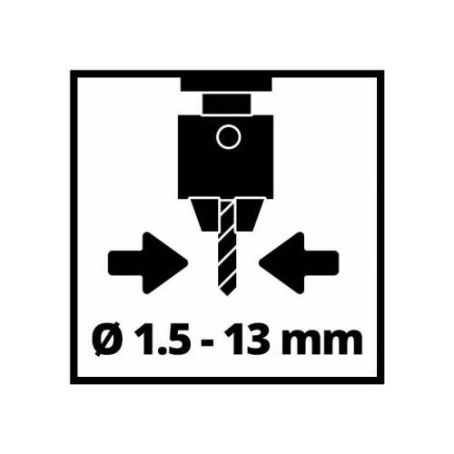 Свердлильний верстат Einhell TC-BD 450, 450Вт, 600-2650об/хв, патрон 1.5-13мм (4520592)