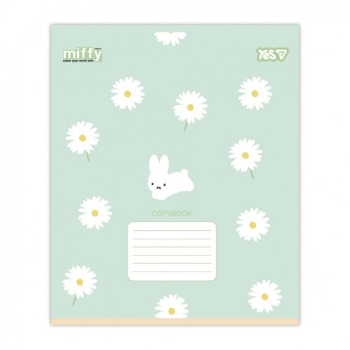 Зошит Yes Miffy Flowers А5 12 аркушів коса лінія (768710)