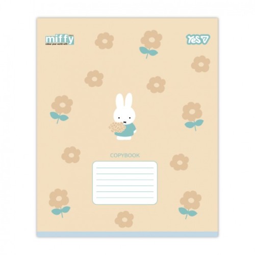 Зошит Yes Miffy Flowers А5 12 аркушів коса лінія (768710)