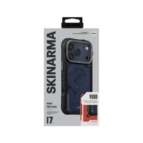 Чохол до мобільного телефона Skinarma Vigor MagSafe iPhone 17 Pro Blue (8886461249408)