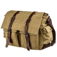 Сумка Vintage На плече текстильна Пісочна (20149)