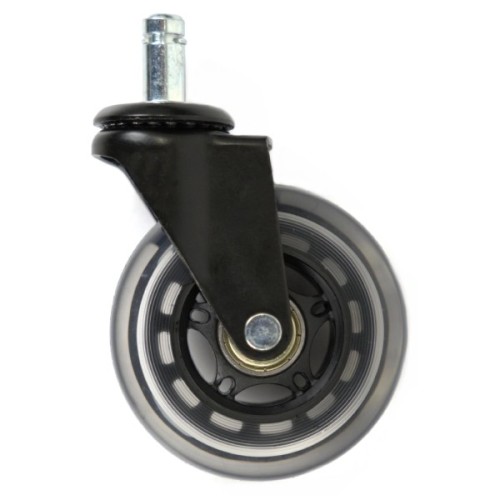 Ролик для крісла Аклас FI 11 безшумний D-75, Прозорий (00166278)