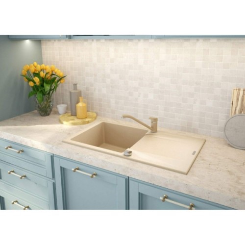 Мийка кухонна Deante Мийка кухонна Deante Evora, граніт, прямокутник, з крилом, 7 (ZQJ_7113)