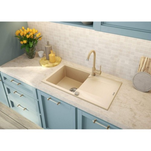 Мийка кухонна Deante Мийка кухонна Deante Evora, граніт, прямокутник, з крилом, 7 (ZQJ_7113)