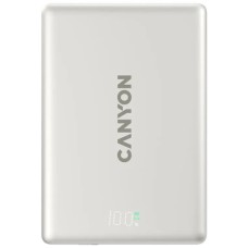 Батарея універсальна Canyon 5000mAh OnPower 500 PD20W Magnetic wireless MagSafe Grey (CNS-CPB500G)